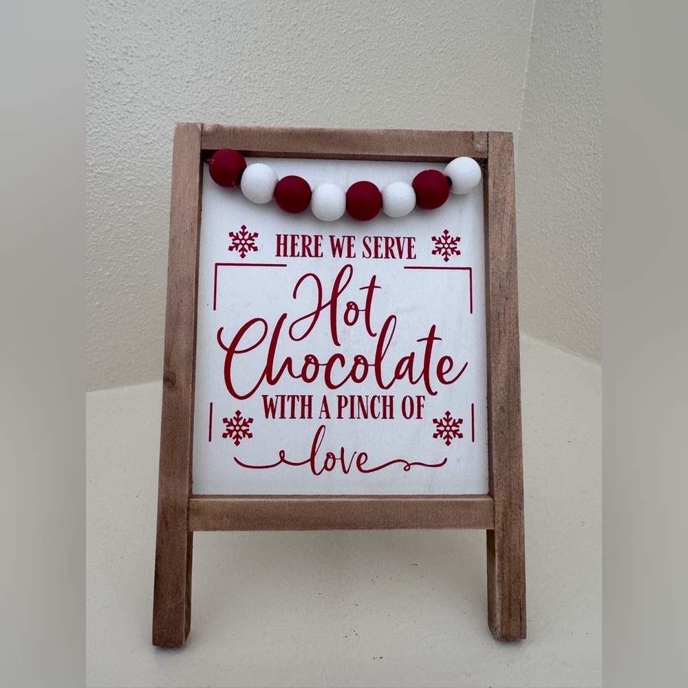 Hot Chocolate Home Decor Sign